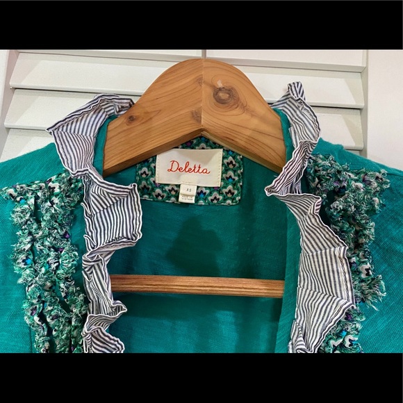 Deletta Top with Ruffle Detail - Picture 2 of 3